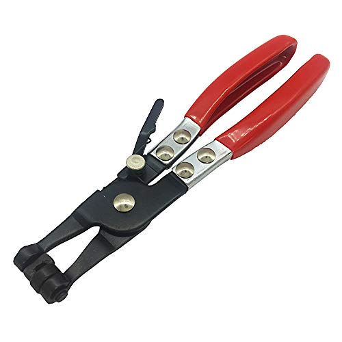 Hose Clamp Plier Auto Repair Tool Swivel Flat Band for Removal and