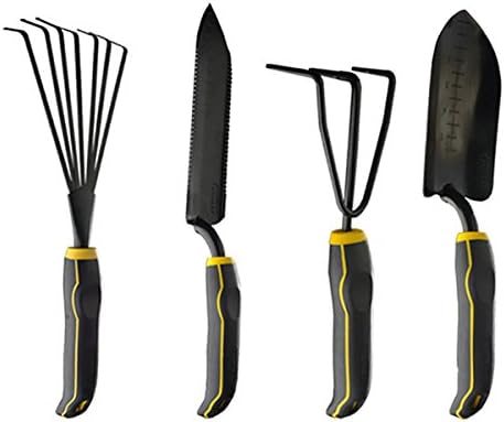 Stanley 4-piece Black/ Yellow Garden Digging Kit