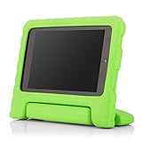 MoKo Case for Fire HD 6 - Kids Shock Proof Convertible Handle Light Weight Super Protective Stand Cover for Amazon Kindle Fire HD 6 Inch 2014 Tablet, GREEN