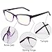 kirka Blue Light Blocking Glasses Computer Glasses Women, Bluelight Glasses Womens Gaming Glasses Non Prescription