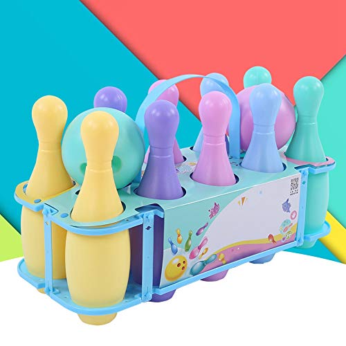 image for Bnineteenteam Kids Bowling Toy Set,Indoor Outdoor Bowling Games ,10 Pi