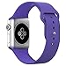 Apple Watch Band, JETech Soft Silicone Replacement Sport Band for Apple Watch All 42mm Models (Purple) - 2214