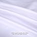 HOMFY Bed Sheet Set, Deep Pocket Fitted Sheet up to 18”, Flat Sheet Pillowcases, Fade, Stain Resistant (Queen, White-1)