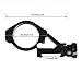 Modkin LED Flashlight Offset Ring Side Gun Mount for Flashlight/Laser with Quick Release - Black