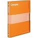 KOKUYO Campus B5 Slide Binder Notebook with 5 Tab Dividers, PP Cover, 26 Hole, 100 Sheets Capacity, Orange, Japan Import (RU-P334NYR)