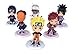 OIVA Set of 6 Pieces Mini Naruto PVC Figure Collectible Model with Stands