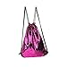 Winmany Mermaid Sequin Drawstring Backpack Glittering Reversible Dance Bag Sports Backpack Bag Outdoor Shoulder Bag