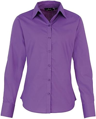 Premier Fitness Women's Poplin Long Sleeve Blouse
