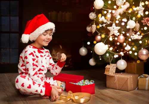 FRUIDLES CHRISTMAS SANTA’S MILK CHOCOLATE, PARTY BAG FILLERS, INDIVIDUALLY WRAPPED FOILS, DAIRY (SANTA HELPERS CHOCOLATE, 1 POUND)