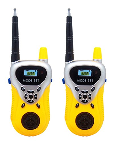 Kanzd 2Pcs Kids Electronic Toys Wireless Walkie Talkie Portable Two-Way Radio Gifts for Boys Girls (C)