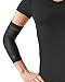 Tommie Copper Women's Recovery Vantage Elbow Sleeve, Black, Large