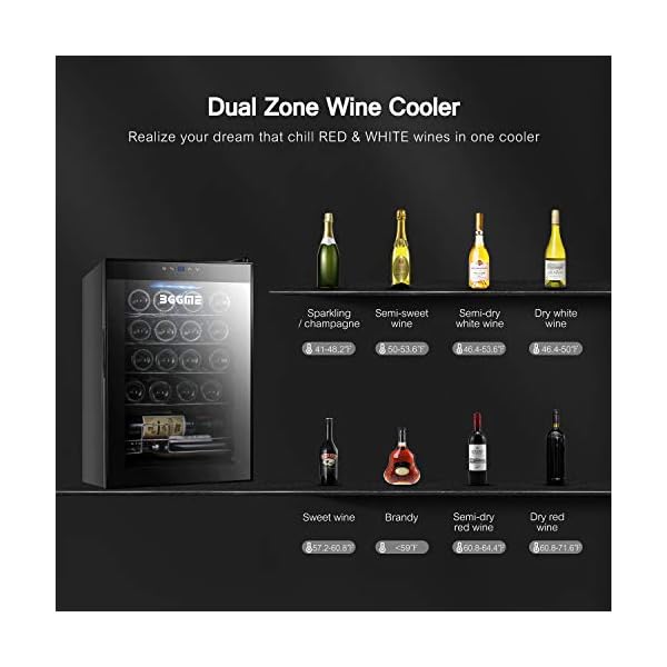 BGGME-20-Bottle-Compressor-Wine-Cooler-Freestanding-Red-and-White-Wine-Cellars-Countertop-Champagne-Chiller-with-LED-Temperature-Display-Quiet-Operation-Fridge