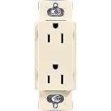 Lutron Claro 15 Amp Duplex Outlet, CAR-15-GR, Gray