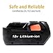 FLAGPOWER 2-Pack RIDGID 18V 4.0Ah Lithium Ion Replacement Battery for RIDGID 18V Drill R840087 R840083 R840086