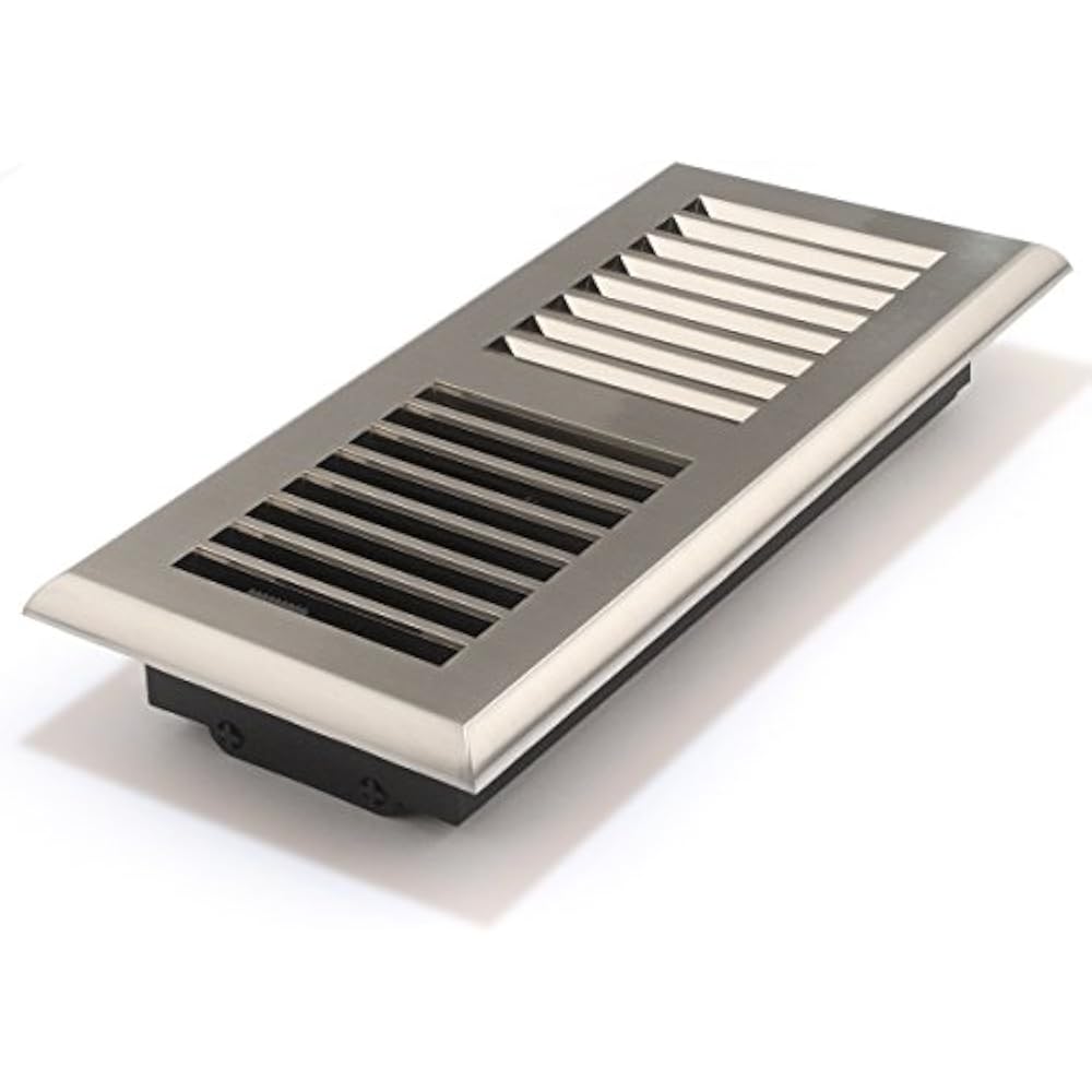 Accord Registers Grilles & Vents APFRSNL410 Plastic Floor With Louvered