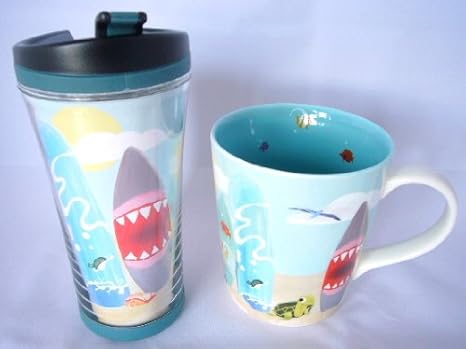 Amazon スターバックス Hawaii 青い海 可愛い仲間達 マグ タンブラー スタバ ハワイ サーフボード 並行輸入品 タンブラーグラス オンライン通販