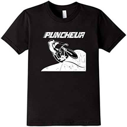 Kids Puncheur - Cycling Cyclist Biking Marathon T-Shirt 4 Black