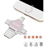 KALENI USB Flash Drives 32GB,Thumb Drive USB 3.0 Memory Stick External Storage Expansion for iPhone iPad iPod iOS Android PC New MacBook,with Extended Lightning USB Type c OTG Pen Jump Drive Adapter