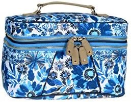 Capri Designs Abigail Train Case Small Traveler Handbag for Makeup