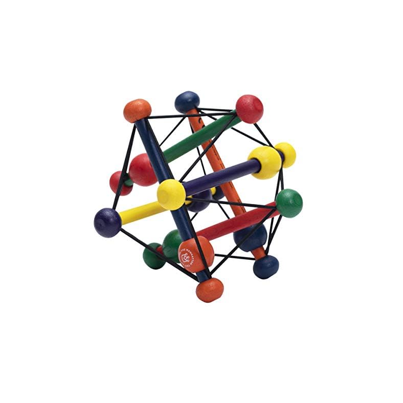 Manhattan Toy Skwish Classic Rattle and Teether Grasping Activity Toy