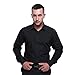 JINIU Men's Leather Belt Automatic Buckle 35mm Ratchet Dress Black Belts Boxed KT2 One Size