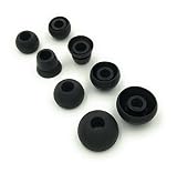 JustEarbuds Replacement Earbud Tips for Beats Powerbeats2 Wireless Stereo Headphones - Small, Medium, Large, and Double Flange (Black)
