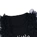 Little Fancy 3 Pieces Baby Girls' Lace Tutu Dress Bodysuit with Headband and Foot Jewelry