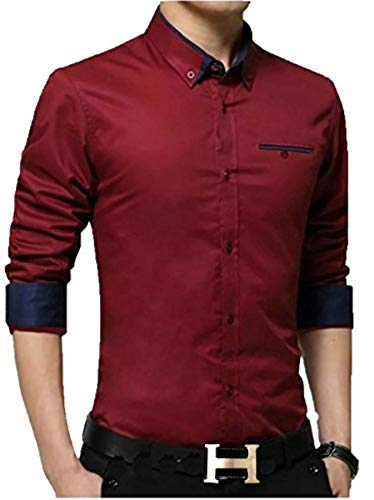 plain maroon shirt