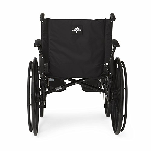Medline Premium UltraLightweight Wheelchair with FlipBack Desk Arms