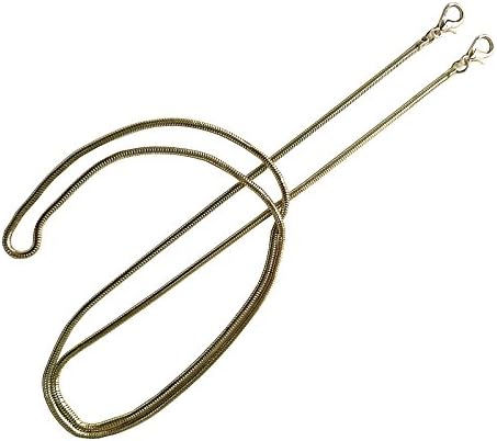 Torostra 47" Purse Replacement Chain Gold Plating Tone Diameter 3MM Metal Chain for Clutch Wallet Shoulder Crossbody Bag (3MM Circle Gold)