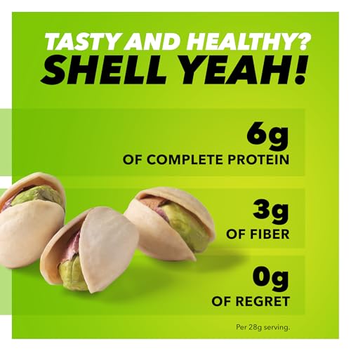 WONDERFUL PISTACHIOS IN SHELL, ROASTED AND SALTED NUTS, 1.5 OUNCE BAG (PACK OF 24), PROTEIN SNACK, ON-THE-GO, INDIVIDUALLY WRAPPED HEALTHY SNACK