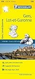 Michelin FRANCE: Gers, Lot-et-Garonne Map 336 (Maps/Local (Michelin)) by 