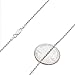 1.8mm Solid .925 Sterling Silver Military Ball Chain Necklace, 24 inches