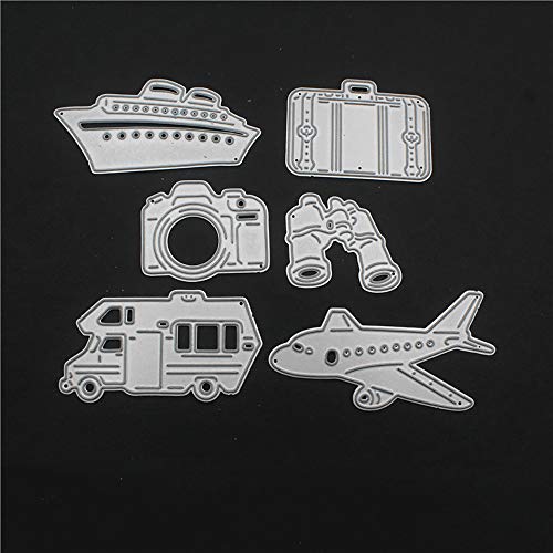 Ship Plane Metal Cutting Dies DIY Scrapbook Embossing Paper Cards Album Art Stencil