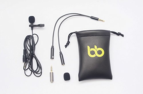 image for Balci Professional Lavalier Lapel Microphone with Easy Clip On System 