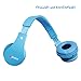 MIDOLA Kids Bluetooth Wireless Headphones Wired On-Ear Headset Foldable Earphone with AUX 3.5mm Jack SD Card Slot, Built-in Mic, FM Radio for Boys Students Children for PC Tablets Cellphone(Blue)thumb 3
