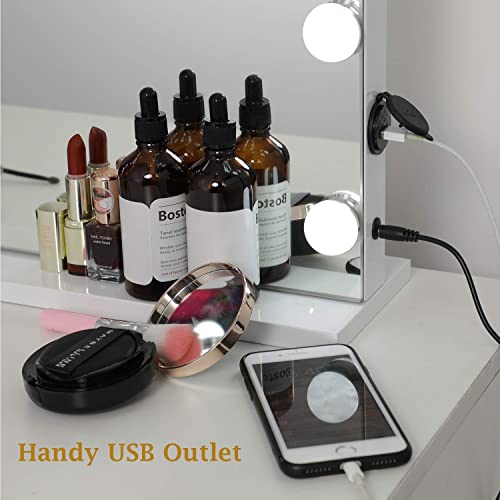 WAYKING Vanity Mirror with Lights Large Makeup Mirror Hollywood Vanity