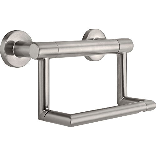 Delta Faucet 41550 - Soporte para pañuelos contemporáneo/barra de asistencia, cromado