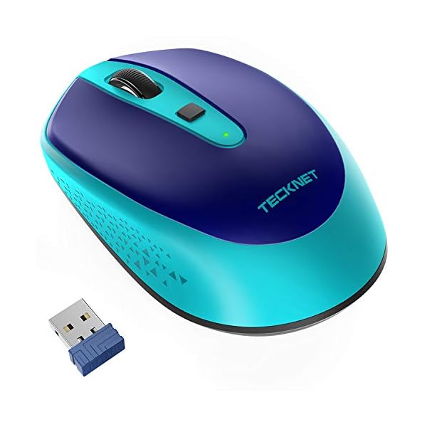 TECKNET Wireless Mouse, Small Computer Mouse for Kids, 3 Adjustable DPI, 18 Month Battery Life, Portable Optical…