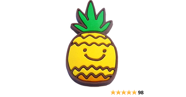pineapple croc charm