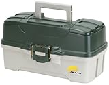 Plano Molding 620304 Fishing Tackle Box, Green Metallic/Off White, 3-Tray