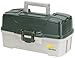 Plano Molding 620304 Fishing Tackle Box, Green Metallic/Off White, 3-Tray