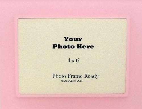 Table Top Photo Frame Acrylic 4 X 6 Pink Girl Childrens Accessories