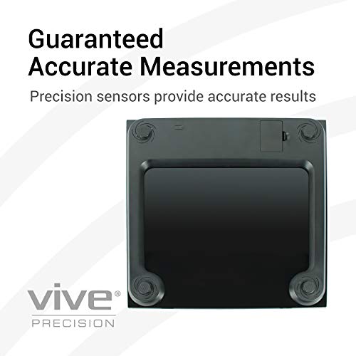 Vive Precision Bariatric Scale - BMI Body Fat Digital Bathroom Scale Calculates and Analyzes Weight and Electronic Composition Percentage - Accurate Reliable Home Measurement - Men, Women
