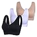 PRETTYWELL Sleep Bras for Women, Comfort Seamless Wireless Stretchy Sports Bra,3 Pack Yoga Bras, with Removable Pads