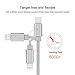 iPhone Charger Cable, Quntis 3 Pack 6ft 8 Pin Nylon Braided Cord Lightning Wire Certified to USB Syncing and Charging Cable for iPhone 7 7 Plus 6 6S Plus SE 5S 5 iPad iPod Nano 7 (Gray)