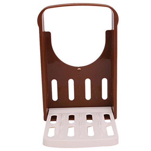 Foldable and Adjustable Loaf Sandwich Bread Slicer Guide Toast Slice Cutter Mold