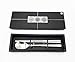 Everyday Korean Stainless Steel Spoons and Chopsticks Set Square Pattern
