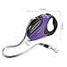 AIPET Retractable Dog Leash, Walking Leash 16 Ft Nylon Ribbon for Medium Large Dog up to 110lbs, One Button Break & Lock,Soft Grip Handle