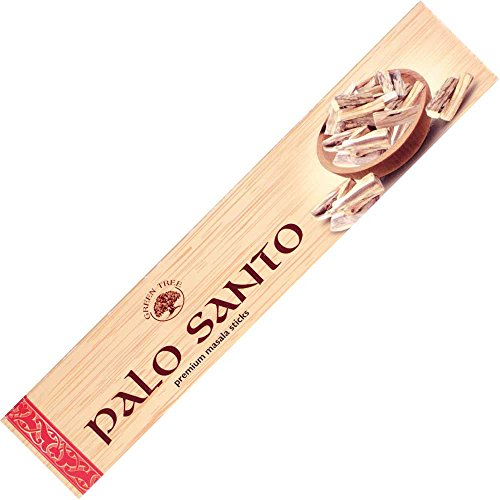 Kheops International Green Tree Incense 15 Gr - Palo Santo, Pack of 12